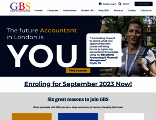 globalbankingschool.com screenshot
