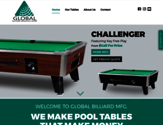 globalbilliard.com screenshot