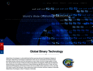 globalbinarytech.com screenshot