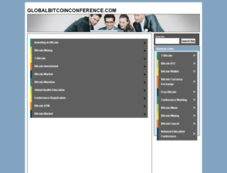 globalbitcoinconference.com screenshot
