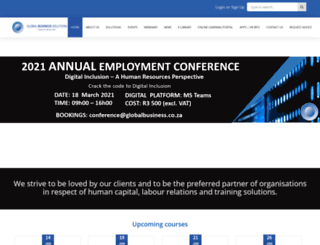 globalbusiness.co.za screenshot
