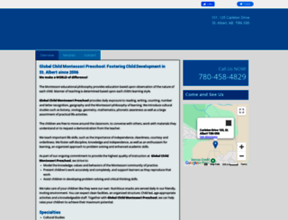 globalchildmontessori.com screenshot