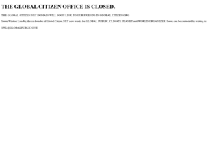 globalcitizen.net screenshot