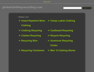 globalclothingrecycling.com screenshot