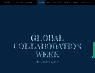 globalcollaborationweek.org screenshot