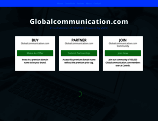 globalcommunication.com screenshot