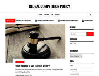 globalcompetitionpolicy.org screenshot