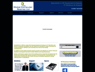 globalcomputerspares.com screenshot