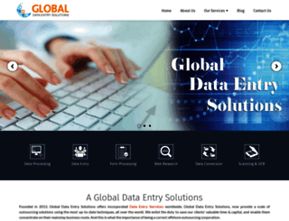 globaldataentrysolutions.com screenshot