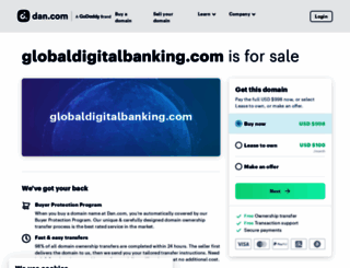 globaldigitalbanking.com screenshot