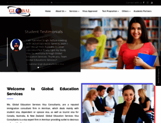globaleducationservices.co.in screenshot
