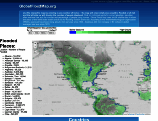 globalfloodmap.org screenshot