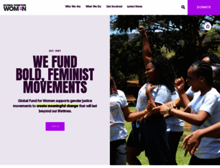 globalfundforwomen.org screenshot