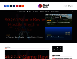 globalgeek.net screenshot