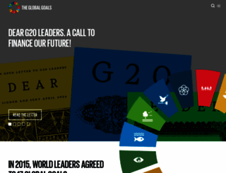 globalgoals.org screenshot
