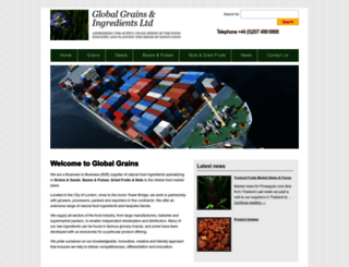globalgrains.co.uk screenshot