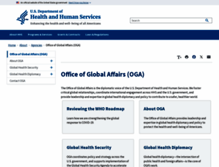 globalhealth.gov screenshot