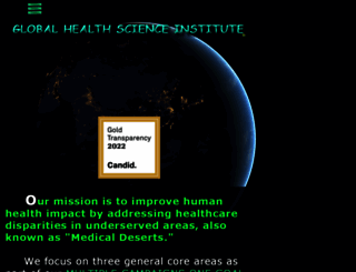 globalhealthscienceinstitute.org screenshot