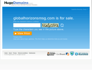 globalhorizonsmsg.com screenshot