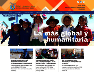 globalhumanitariaperu.org screenshot