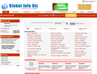 globalinfobiz.com screenshot
