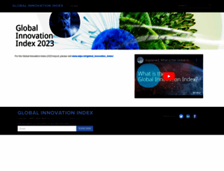 globalinnovationindex.org screenshot