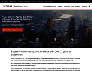globalinvestigations.co.uk screenshot