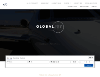 globaljet.com.au screenshot