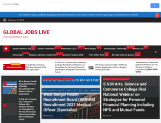 globaljobslive.com screenshot