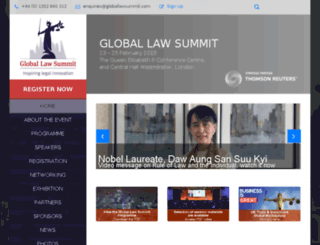 globallawsummit.com screenshot