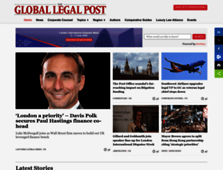 globallegalpost.com screenshot