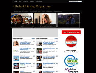 globallivingmagazine.com screenshot