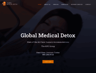 globalmedicaldetox.com screenshot