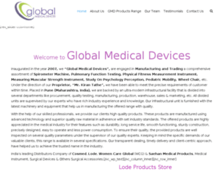 globalmedicaldevicesindia.com screenshot