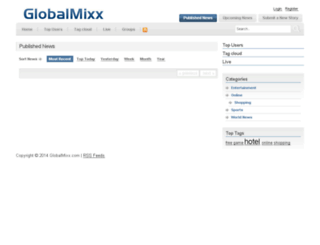 globalmixx.com screenshot