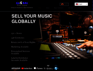 globalmusicdigital.com screenshot