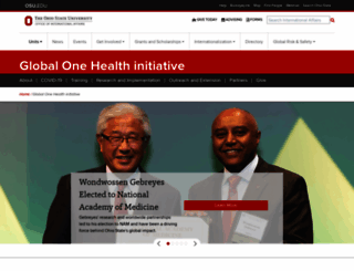 globalonehealth.osu.edu screenshot