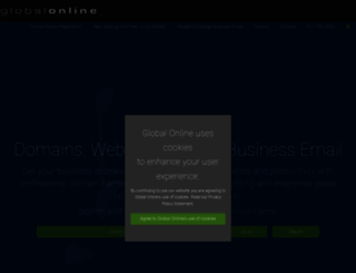 globalonline.co.za screenshot