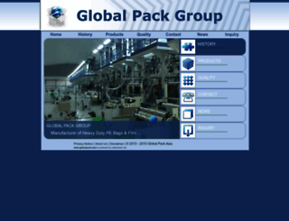 globalpack.asia screenshot