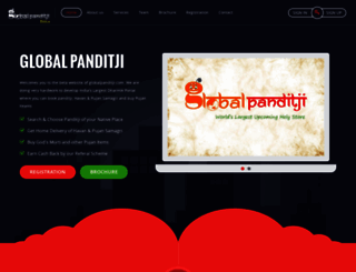 globalpanditji.com screenshot