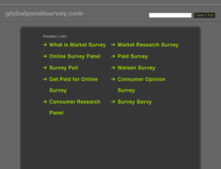 globalpanelsurvey.com screenshot