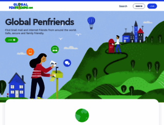 globalpenfriends.com screenshot