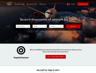 globalplanesearch.com screenshot