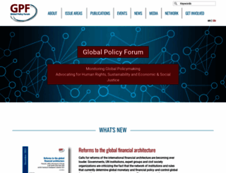 globalpolicy.org screenshot
