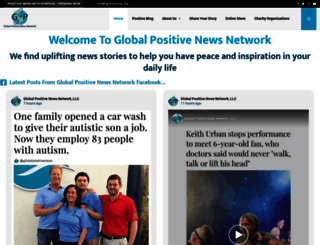 globalpositivenewsnetwork.com screenshot