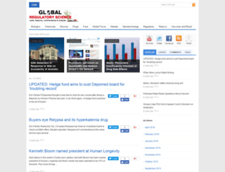 globalregulatoryscience.com screenshot