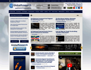 globalresearch.org screenshot