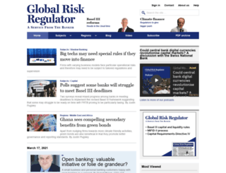 globalriskregulator.com screenshot