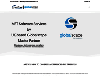 globalscapesoftware.co.uk screenshot