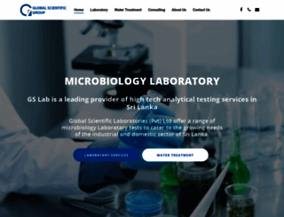 globalscientific.lk screenshot